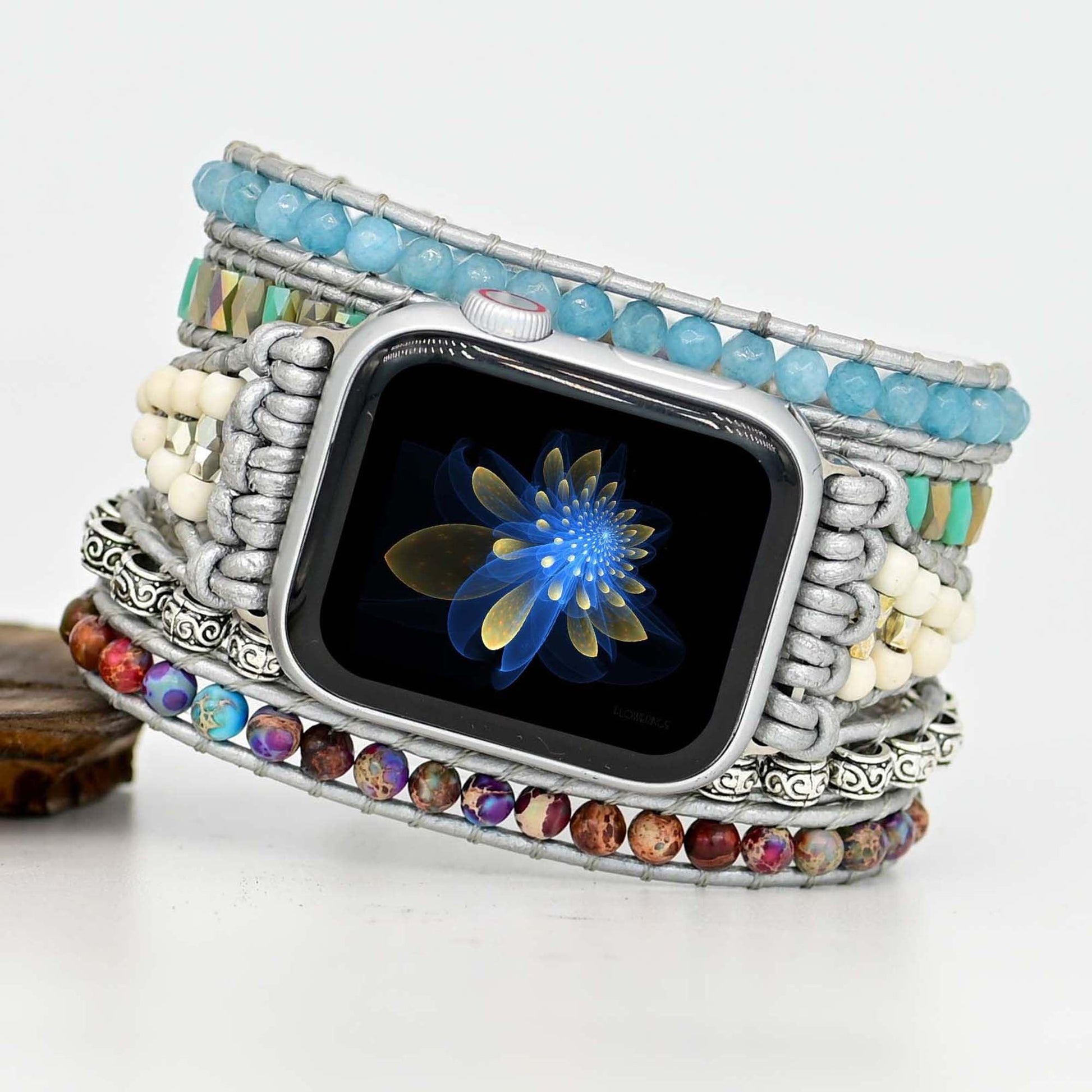 Bransoletka/Pasek do Apple Watch Spirit Ocean Jasper - Foxyband