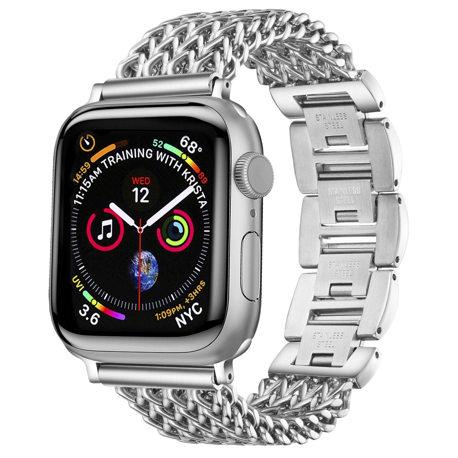 Bransoletka/Pasek do Apple Watch Metal Twist Silver - Foxyband